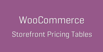 Storefront Pricing Tables