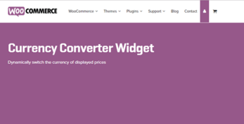 WooCommerce Currency Converter Widget