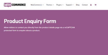WooCommerce Product Enquiry Form