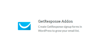 WPForms – GetResponse