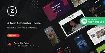 Zeen | Next Generation Magazine WordPress Theme v4.5.6