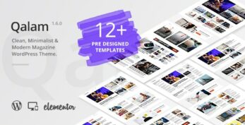 Qalam v2.3.0 – NewsPaper and Magazine WordPress Theme