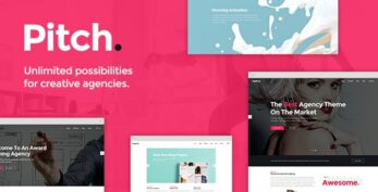 Pitch v3.4.2 – A Theme for Freelancers and Agencies