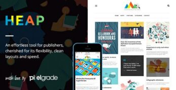 HEAP v1.10.1 – A Snappy Responsive WordPress Blog Theme