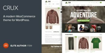 Crux v2.3.1 – A modern and lightweight WooCommerce theme