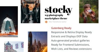 Stocky v2.2 – A Stock Photography Marketplace Theme