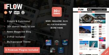 Flow News v3.1 – Magazine and Blog WordPress Theme