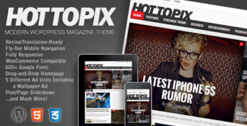 Hot Topix v3.3.1 – Modern WordPress Magazine Theme