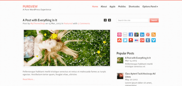 MyThemeShop Pureview WordPress Theme v1.1.2