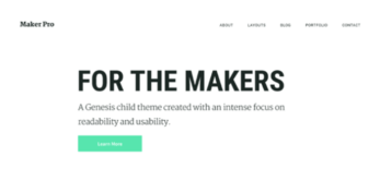 StudioPress Maker Pro Genesis WordPress Theme v1.0.1