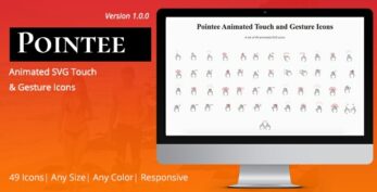 Pointee Animated Touch and Gesture Icons v1.0
