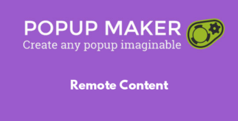 Popup Maker – Remote Content