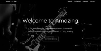 StudioPress Parallax Pro Genesis WordPress Theme v1.3.3