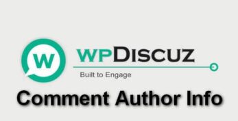 wpDiscuz – Comment Author Info