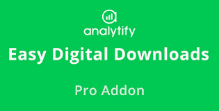 Analytify Pro Easy Digital Downloads Add-on