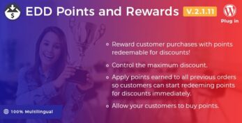 Easy Digital Downloads v2.1.11 – Points and Rewards