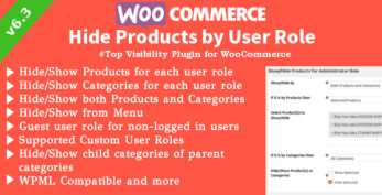 WooCommerce Hide Products by User Roles