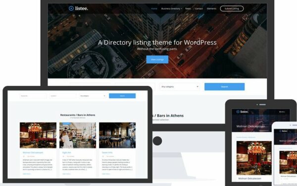 CSS Igniter Listee WordPress Theme v1.1.1