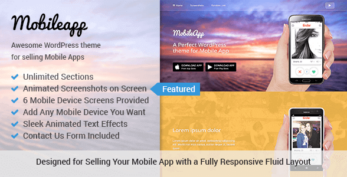 MyThemeShop Mobileapp WordPress Theme v1.1.6