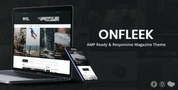 Onfleek v3.7 – AMP Ready and Responsive Magazine Theme