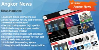 Angkor News v1.0 – News CMS PHP