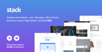 Stack v10.6.3 – Multi-Purpose WordPress Theme with Variant Page Builder & Visual Composer