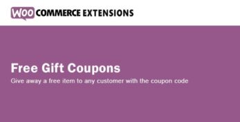 WooCommerce Free Gift Coupons