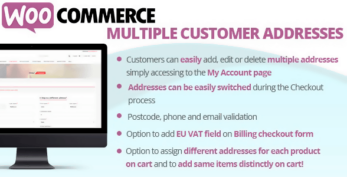WooCommerce Multiple Customer Addresses