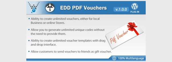 Easy Digital Downloads – PDF Vouchers