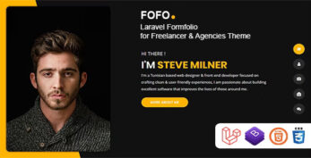 Fofo v1.0.3 – Laravel Formfolio for Freelancer & Agencies Theme