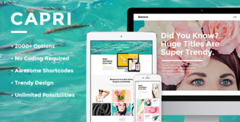 Capri v3.1 – A Hot Multi-Purpose Theme