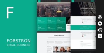 Forstron v2.1.5 – Legal Business WordPress Theme