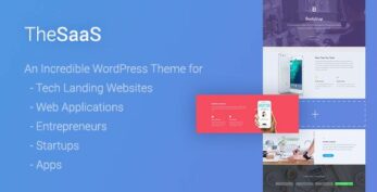 TheSaaS X 1.1.5 – Responsive SaaS, Startup & Business WordPress Theme