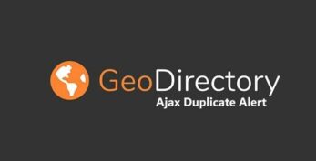 GeoDirectory Ajax Duplicate Alert