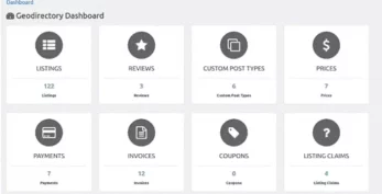 GeoDirectory Dashboard