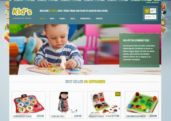YITH Kidshop v1.5.0 – A Creative Kid’s E-Commerce Theme