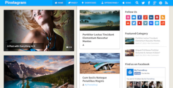 MyThemeShop v1.4.9 Pinstagram WordPress Theme