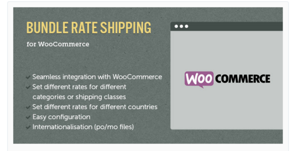 WooCommerce E-Commerce Bundle Rate Shipping