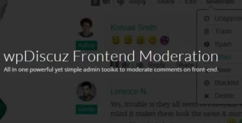 wpDiscuz – Frontend Moderation
