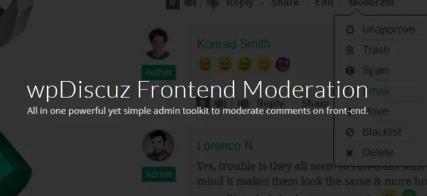 wpDiscuz – Frontend Moderation