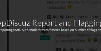 wpDiscuz – Report and Flagging