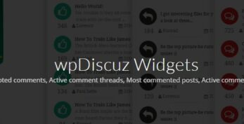 wpDiscuz – Widgets