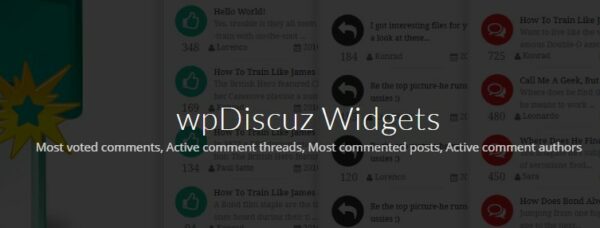 wpDiscuz – Widgets
