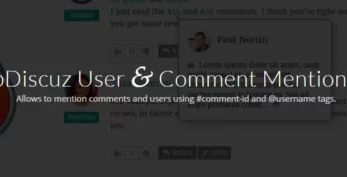 wpDiscuz User & Comment Mentioning
