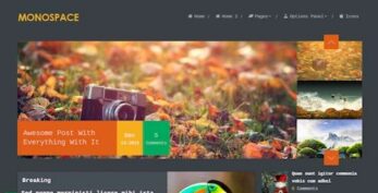 MyThemeShop v1.9.1 Monospace WordPress Theme
