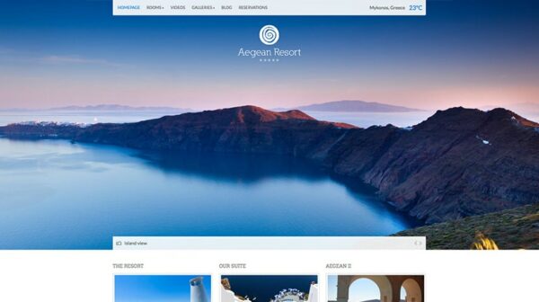 CSS Igniter v3.0 Aegean Resort WordPress Theme