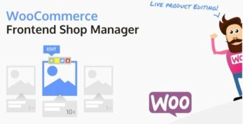 WooCommerce Frontend Shop Manager