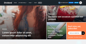 MyThemeShop v1.2.4 Dividend WordPress Theme