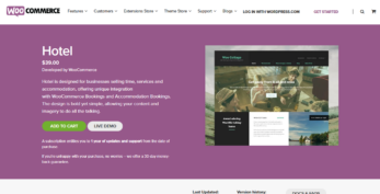 Hotel Storefront WooCommerce Theme v1.0.15