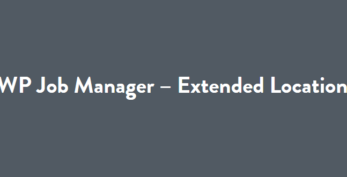 WP Job Manager Extended Location Addon
